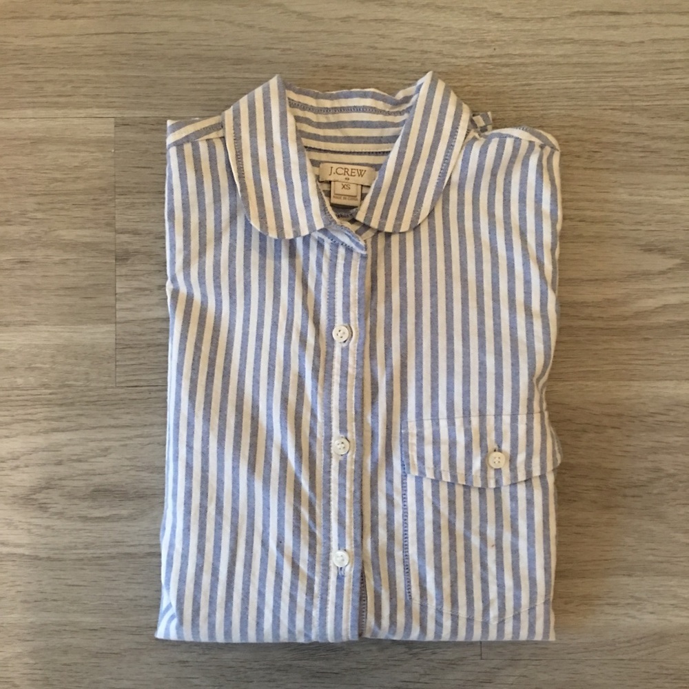 J Crew Half-Button Shirt